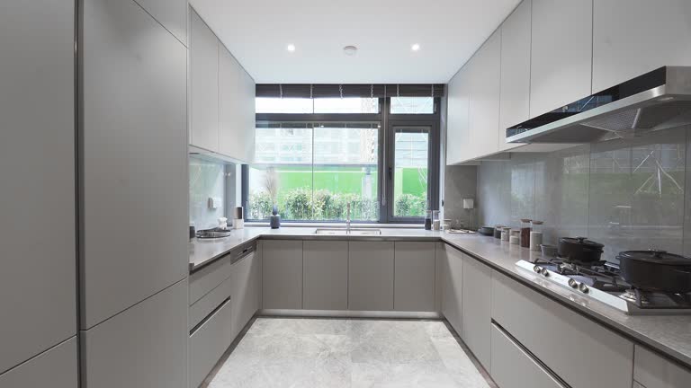 U-Shaped Modular Kitchen